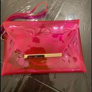 BCBGMaxAzria Mini Harlow Vinyl Wristlet